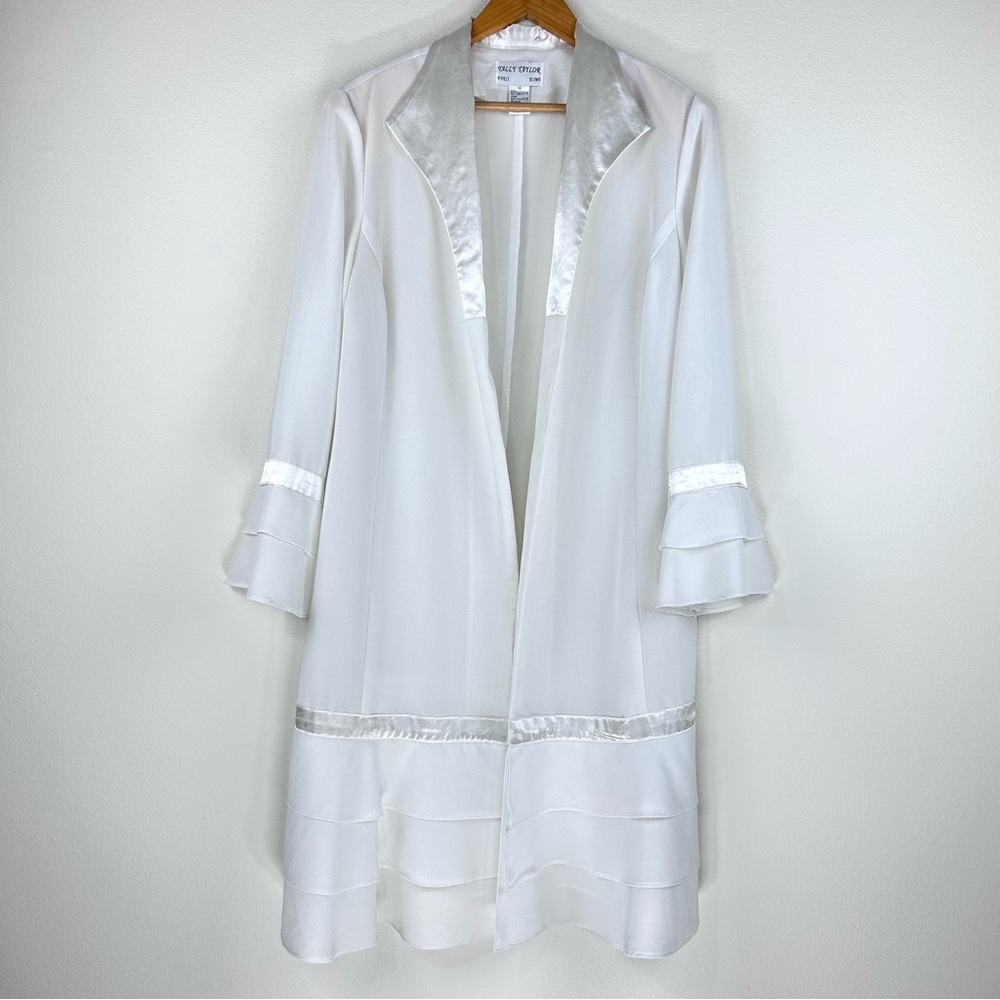 Vintage Tally Taylor Women’s Open Longline Duster. Size 14.